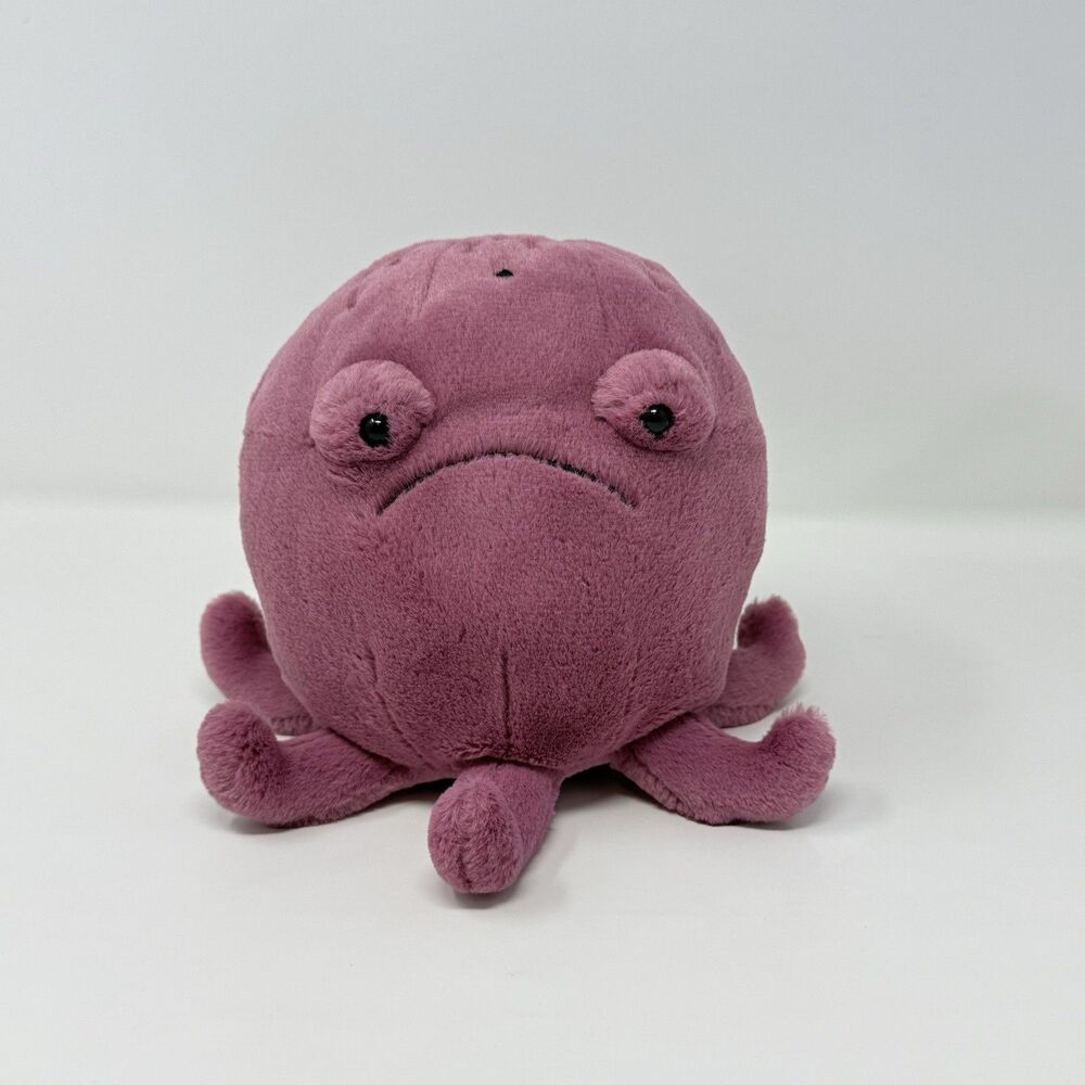 Jellycat London Plum Ondre Octopus Plush Retired Stuffed Animal New